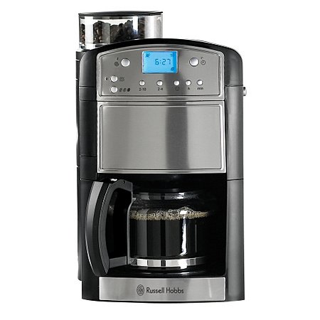Russell Hobbs 14899 Platinum Grind and Brew Coffee Machine Coffee Machines ASDA direct