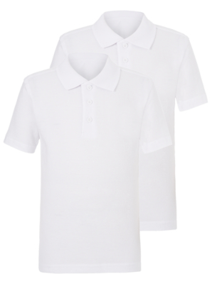 2 Pack School Polo Tops