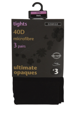 3 Pack Opaque Tights