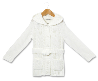 Belted Cable Cardigan