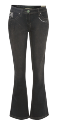 Black Bootcut Jeans 
