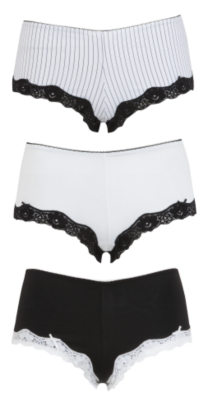 3 Pack Pinstripe Briefs