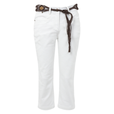 Denim Crop Trouser