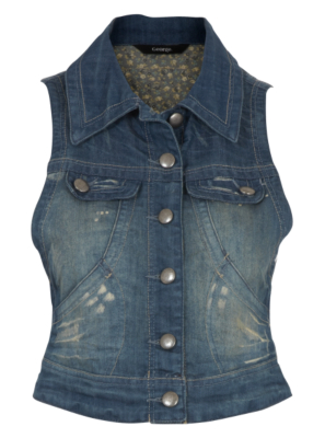 Sleeveless Denim Jacket
