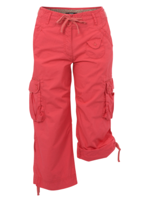 Mini Pocket Cropped Casual Trousers
