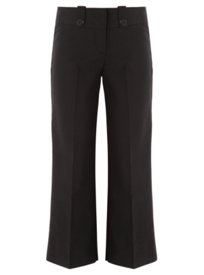 Girls Black Woven Trouser