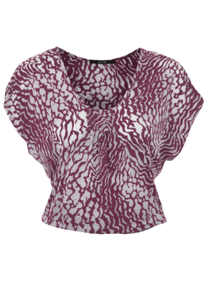 Printed Short Sleeve Top