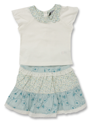 3 Piece Skirt Top and Bag Set