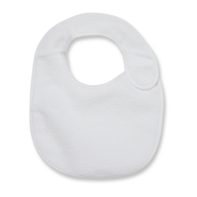 10 Pack White Bibs