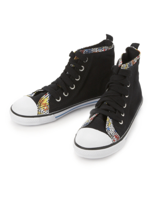 Cartoon Canvas Boot