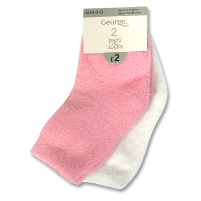 2 Pack Fluffy Socks