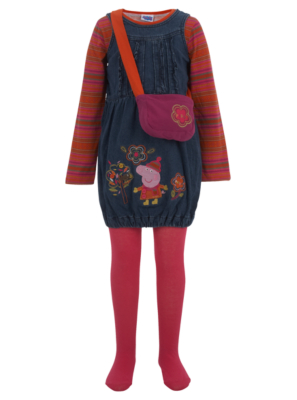 Peppa Pig Denim Pinafore Set