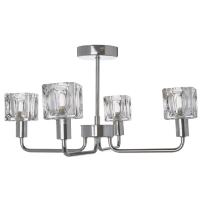 Home Cube Shades Ceiling Light Fitting 4 Arms Lighting