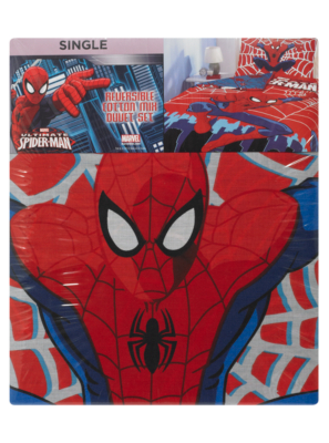 Marvel Spiderman Single Duvet Cover Set