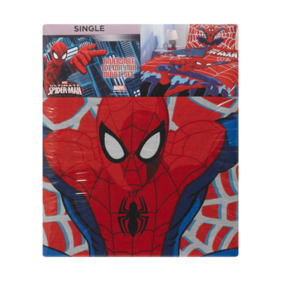 Spiderman Single Duvet Cover Set