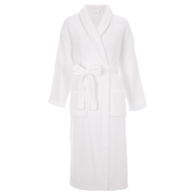 George Dressing Gown - White, White