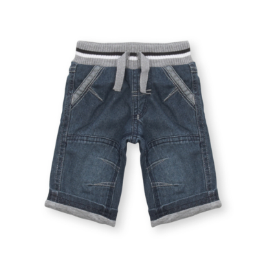Contrast Rib Waist Jeans