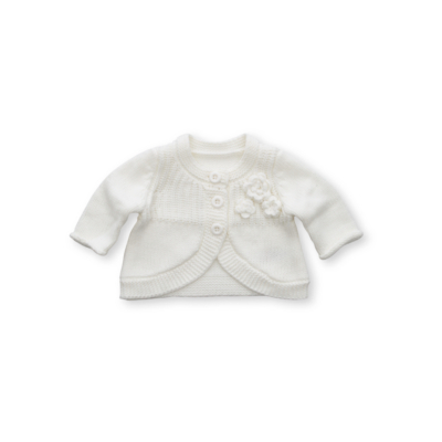 Cream Knitted Cardigan