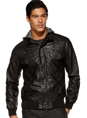 Hooded Black Jacket
