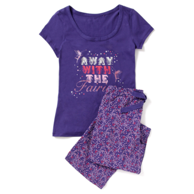 Asda George "Away With The Fairies" Pyjamas - Amethyst, Amethyst