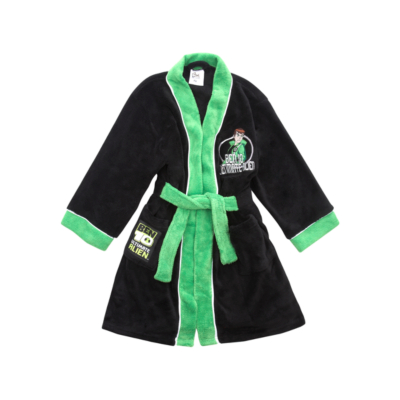 George Ben 10 Dressing Gown - Black, Black