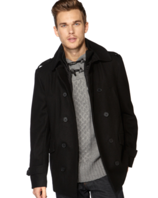 Wool Rich Black Coat 