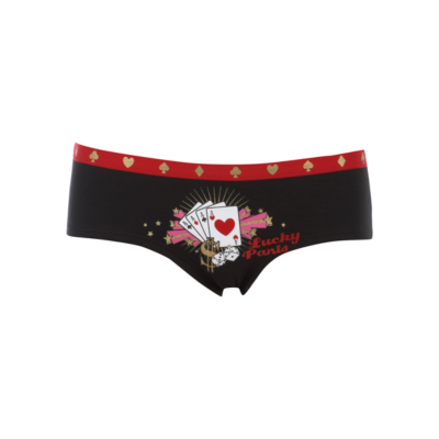 Asda George 'Lucky Pants' Short Briefs - Black, Black