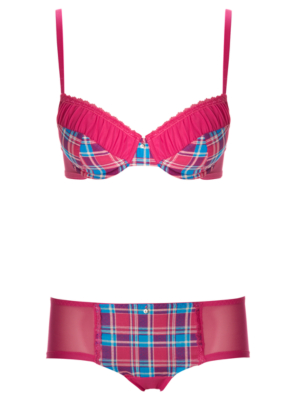 Checked Bra alternative view