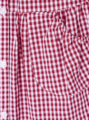 Red Gingham School Dress alternative view