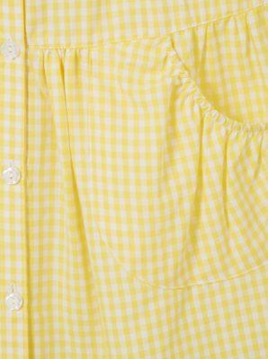 Yellow Gingham School Dress alternative view