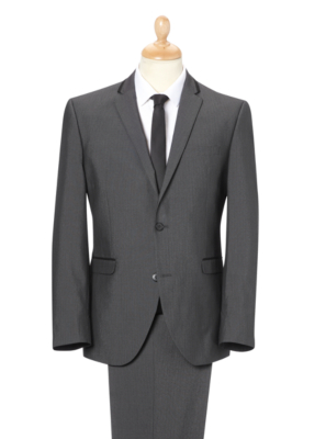 Grey Pinstriped Suit Jacket alternative view