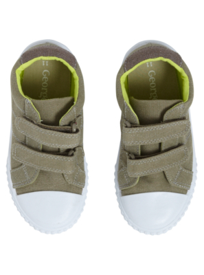Canvas Trainers - Khaki alternative view
