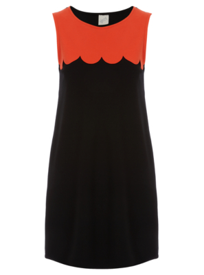 G21 Scallop Trim Dress