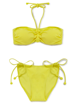 Yellow Bandeau Bikini Top alternative view