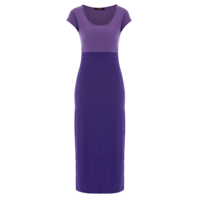 George Colour Block Midi Dress - Amethyst, Amethyst