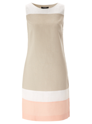 Moda Linen Colour Block Dress