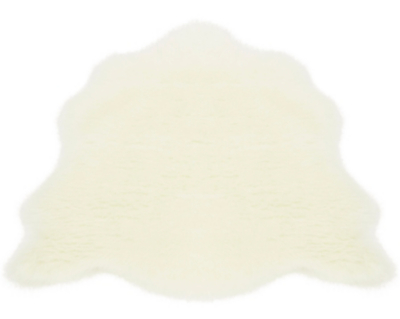 Homemaker Faux Fur Sheep Shape Rug 75 x 90cm Rugs & Door Mats