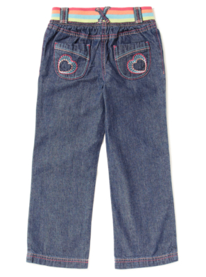 Ribbed Waistband Jeans alternative view