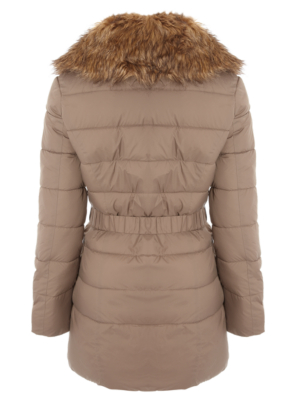 Moda Belted Coat - Brown alternative view