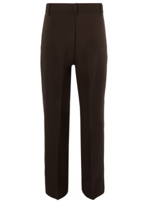 Boys School Flat Front Trousers - Brown alternative view