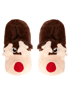 Reindeer Novelty Slippers alternative view