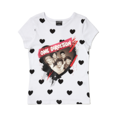  Directionshirt on One Direction Heart Print T Shirt One Direction Heart Print T Shirt