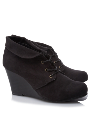 asda black wedges