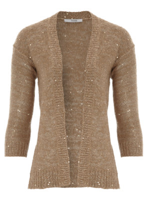 gold cardigan sequin knit cardigans knitwear