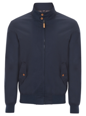 Casual Harrington Jacket - Navy