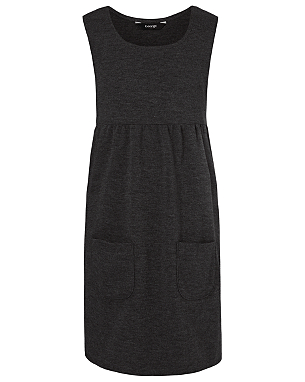 Jersey Pinafore Dress - Grey | School | George at ASDA