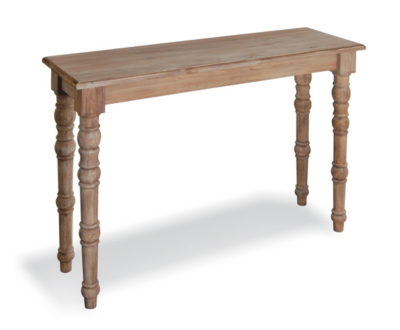 Weathered Pine Console Table Coffee & Side Tables at ASDA