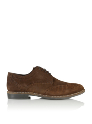 Suede Brogues