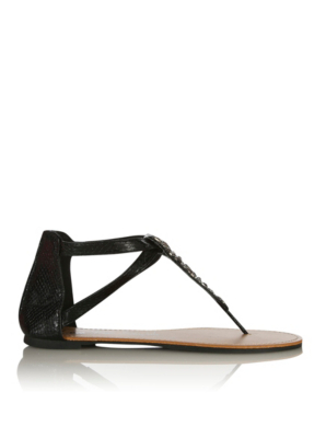 asda black sandals