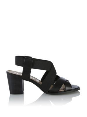 asda black sandals